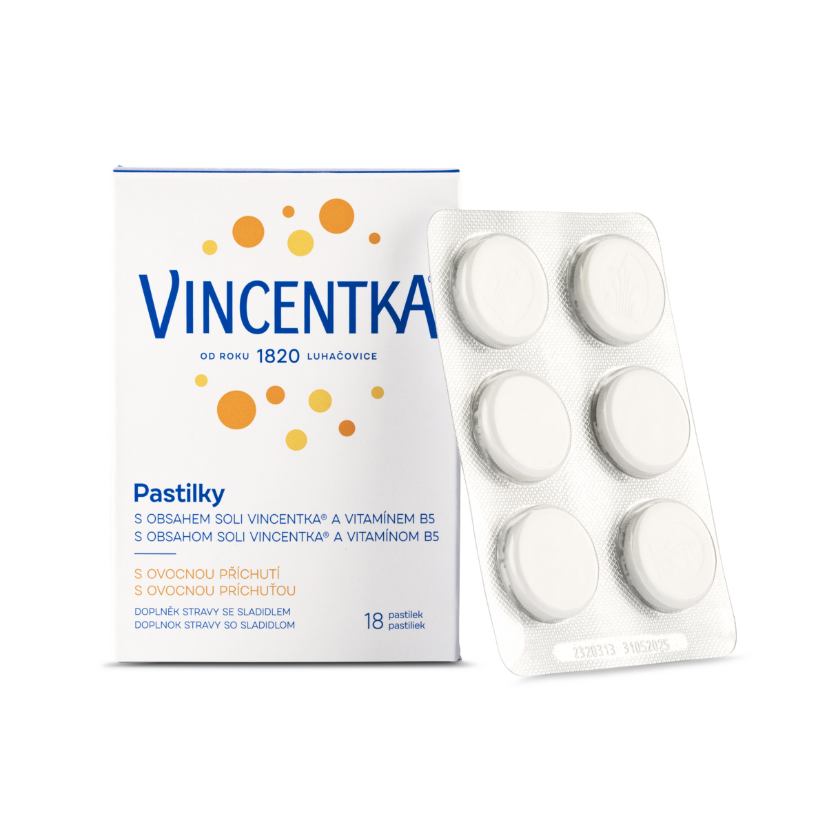 Vincentka pastilky – prvá pomoc pre učiteľov aľudí s hlasovou záťažou